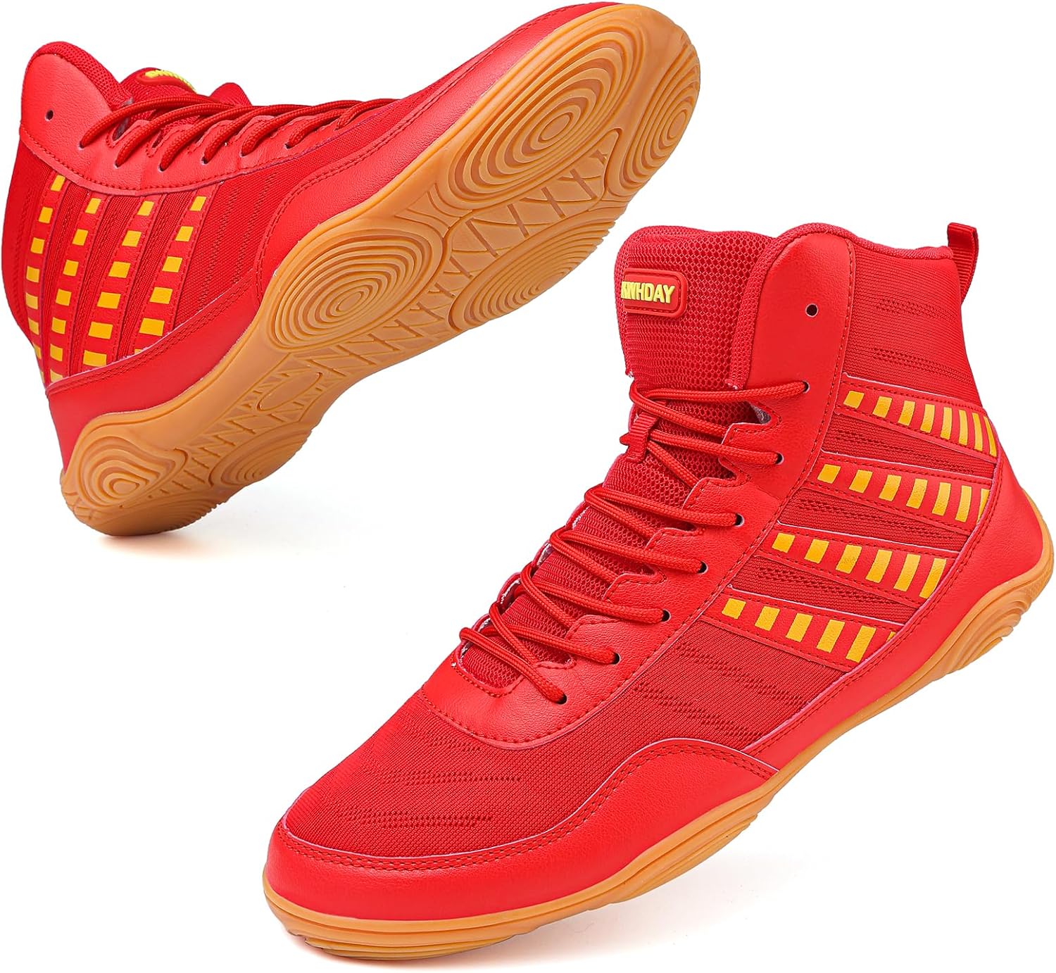 Wrestling Shoes for Men - Pro High Top Fitness Boots
