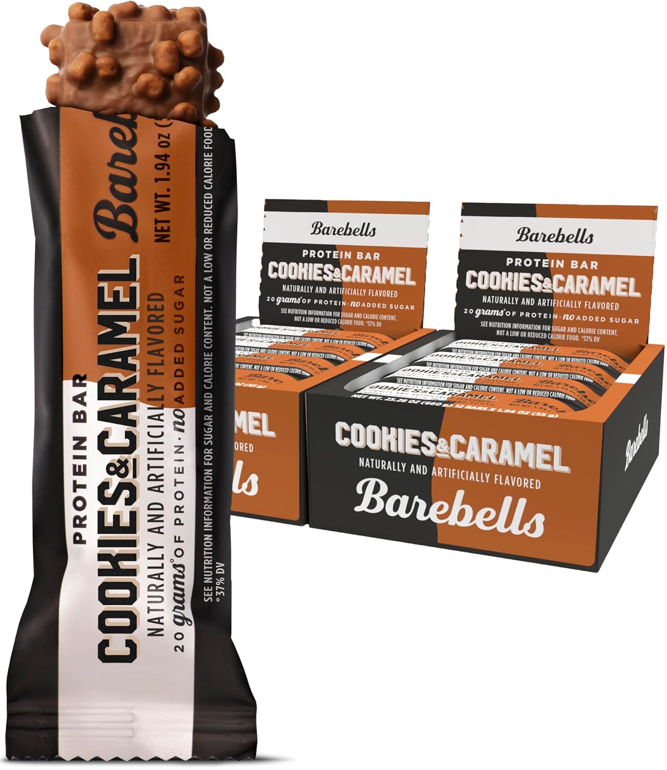 Barebells Cookies and Caramel Protein Bars - Delicious Treats