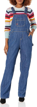 Dickies Women's Denim Bib Overall - Durable, Roomy Workwear Williamson