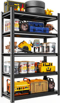 Metal Garage Shelving Unit 2000 lbs Capacity 5-Tier - Heavy Duty