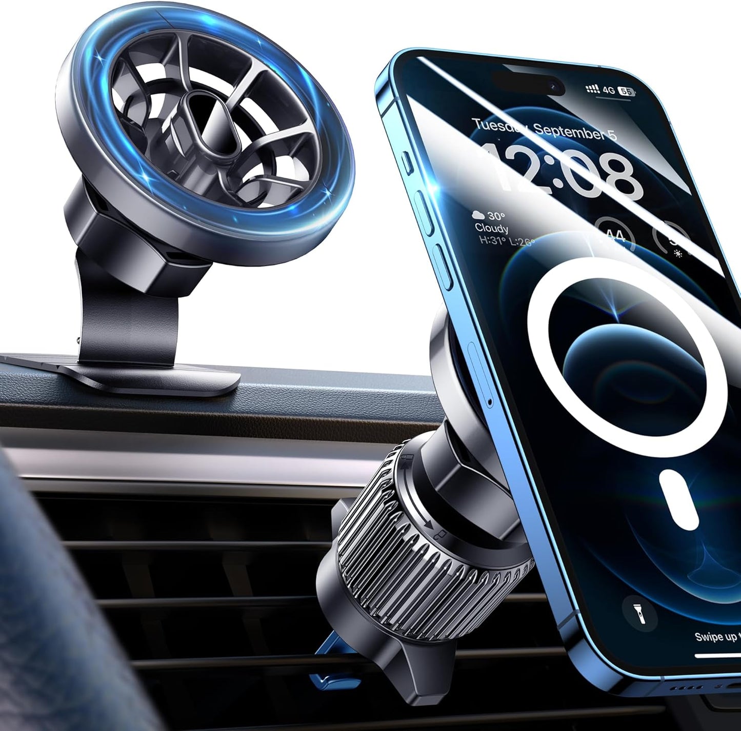 Ossvaln Magnetic Car Mount - Secure & Hands-Free!