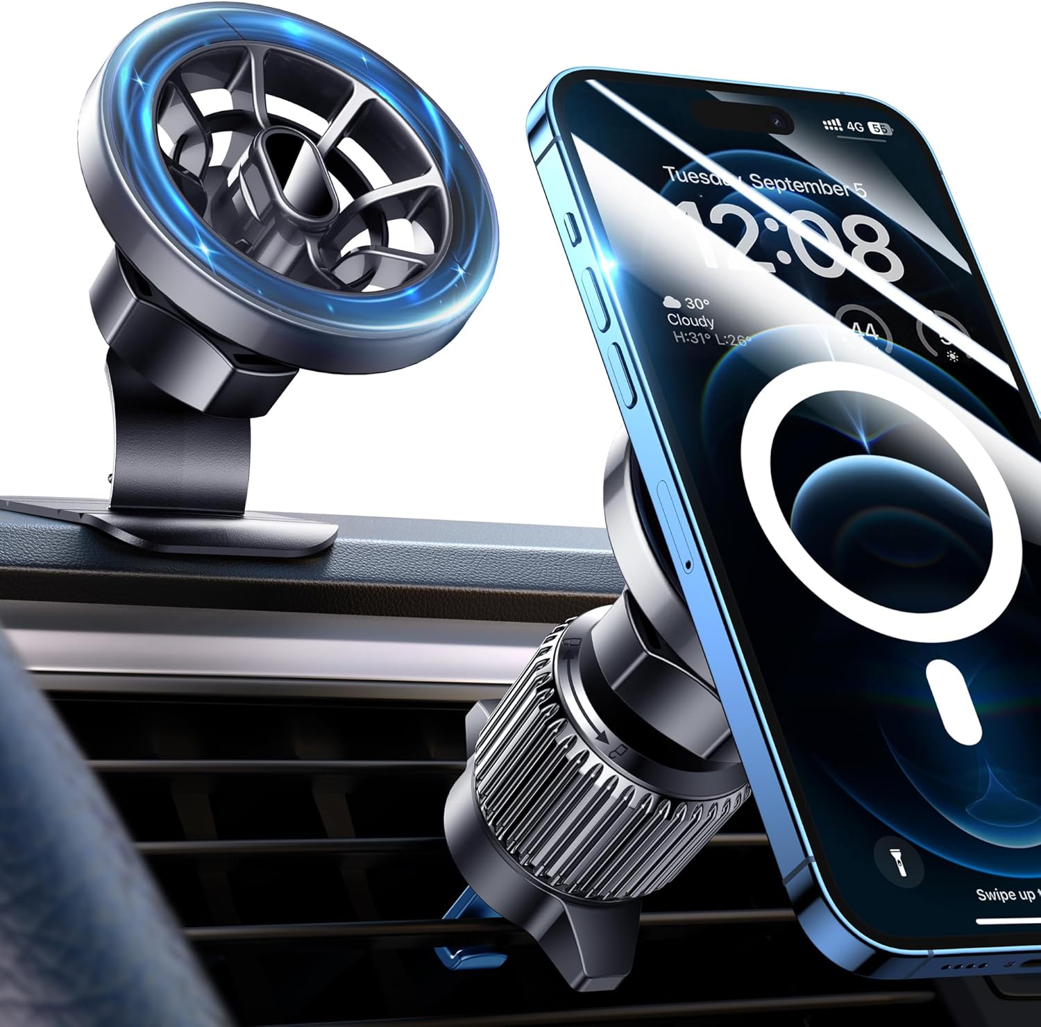 Ossvaln Magnetic Car Mount - Secure & Hands-Free!
