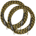 Fender 10-Foot Professional Tweed Instrument Cable - Woodland Camo