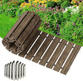 Wooden Garden Pathway Pavers for Outdoor Use, 8.5FT Roll Out