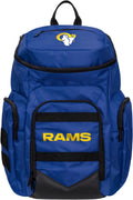FOCO Los Angeles Rams NFL Carrier Backpack - Roomy Travel Pack