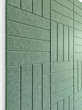 Felt Bulletin Board Tiles Forest Green - Modern Wall Panels (12-Pack)