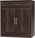 Shintenchi Farmhouse Storage Cabinet with Doors and Drawer - Sturdy