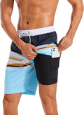 difficort Mens Swim Trunks with Compression Liner - Quick