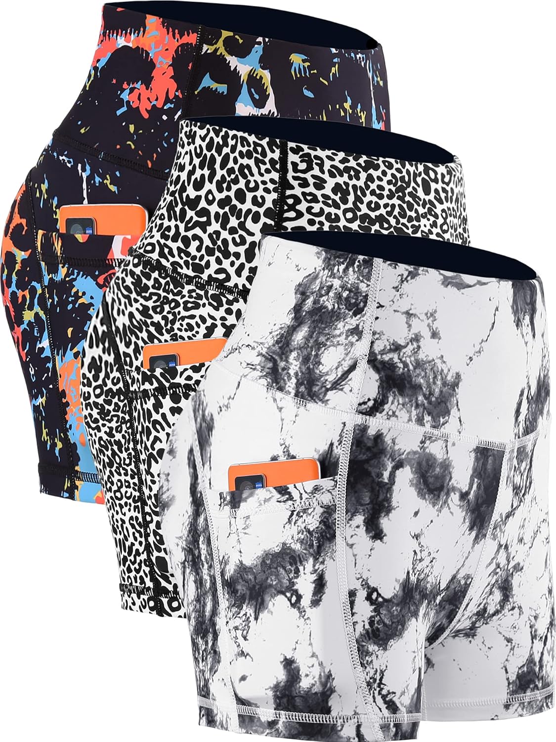 CADMUS High Waist Athletic Shorts for Women with Deep Pockets