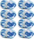HOMBYS Giant Chunky Yarn 8 Pack - Super Bulky Tie Dye Chenille