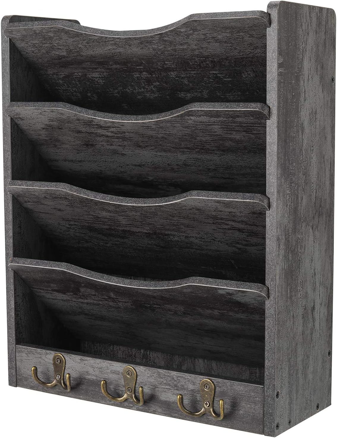 PAG 5-Tier Wall File Holder for Organized Mail and Documents