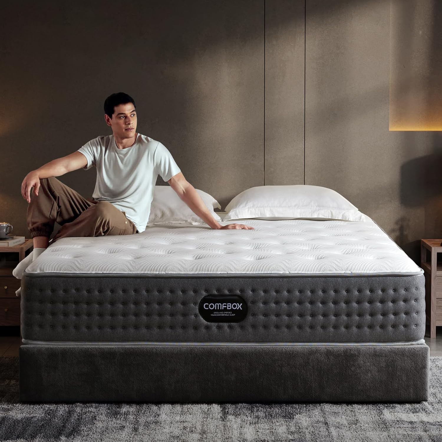 King Size Mattress 14 Inch Hybrid for Ultimate Comfort and Support