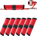Bait Gloves Lure Covers 6 Pack - Red Protective Fishing Gloves