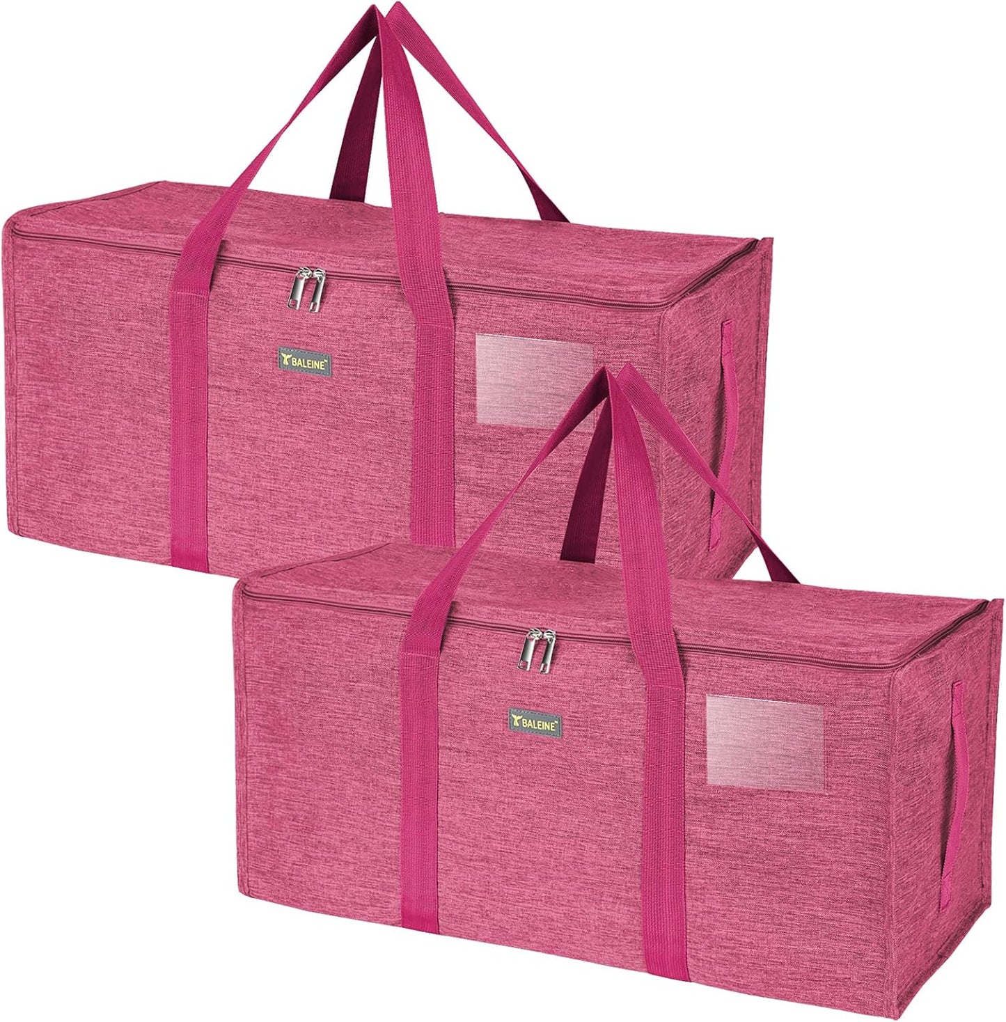 Extra Large Storage Tote with Zippers for Heavy-Duty Use