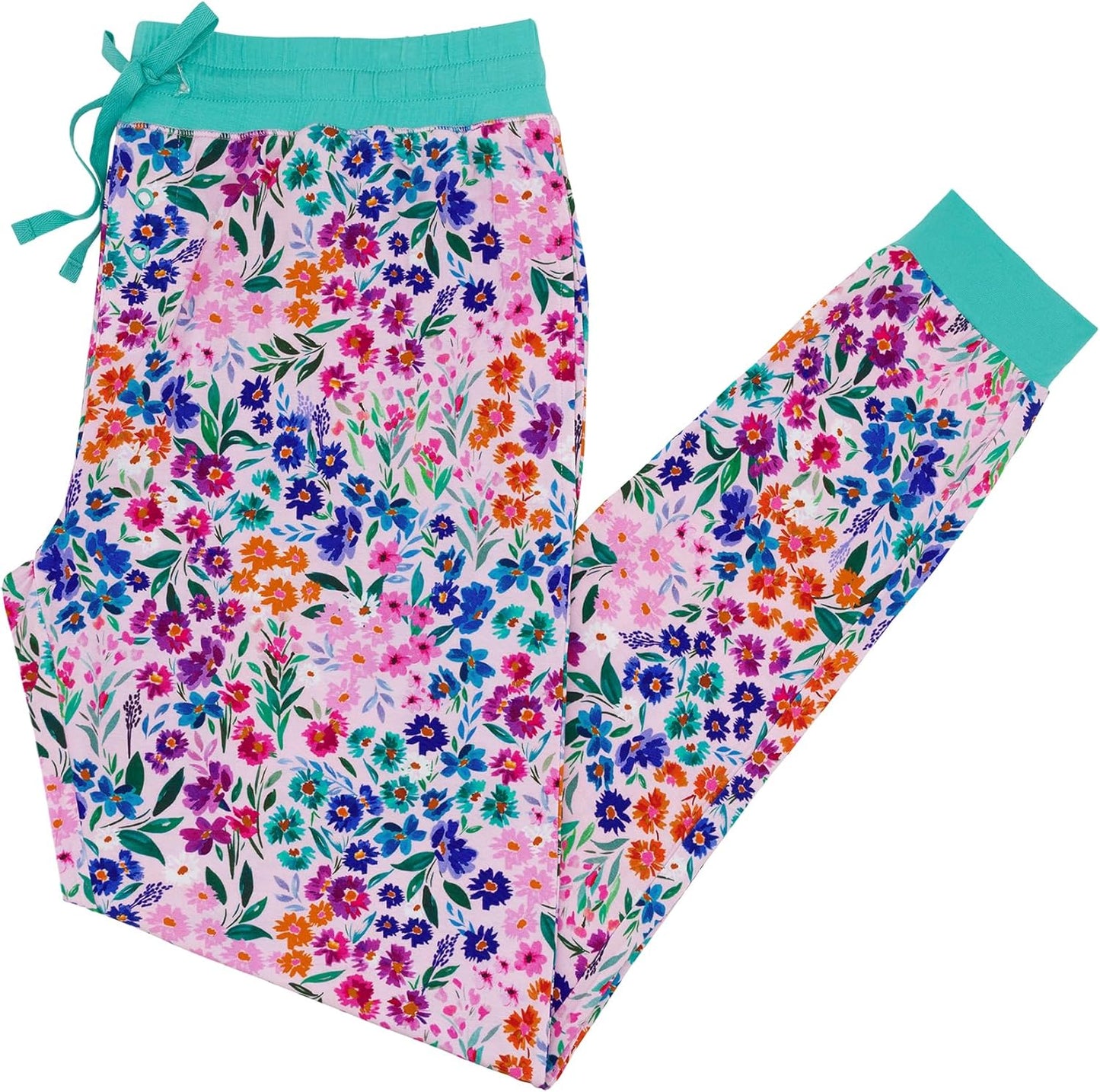 Comfy Jogger-Style Pajama Bottoms for Women in Bamboo Viscose