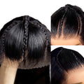 AMIRTY 9x6 Pre Braided Glueless Lace Front Wig 24in - Ready Style