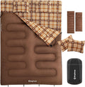 KingCamp XXL Flannel Sleeping Bag for Adults - Ultimate Comfort