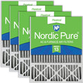 Nordic Pure 20x25x5 MERV 13 Replacement Air Filters - 4 Pack