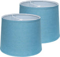 Drum Lampshades Set of 2 - Stylish Medium Replacement Shades