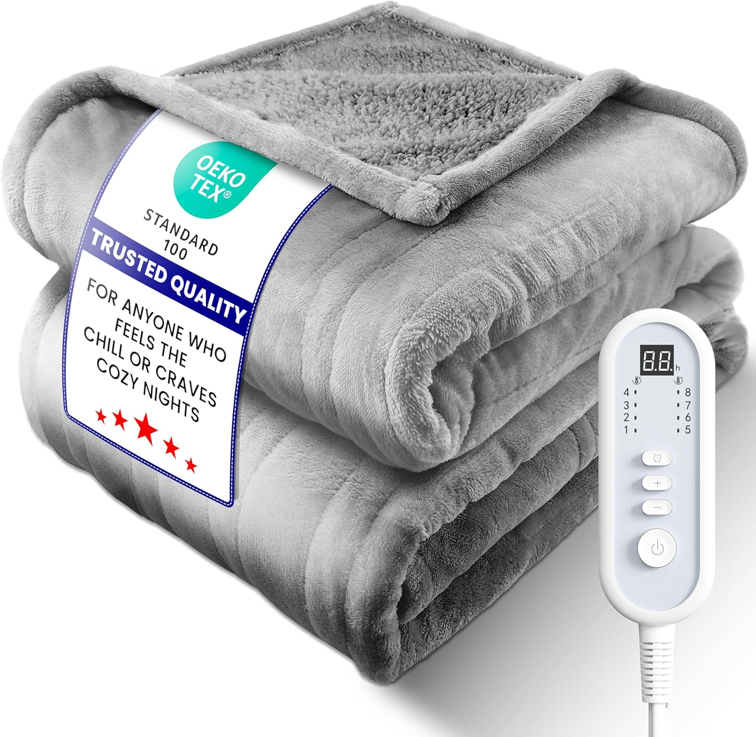Heated Blanket Electric Throw for Cozy Warmth and Comfort