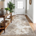 IOHOUZE 3x10 Ft Abstract Runner Rug for Stylish Hallways and Kitchens