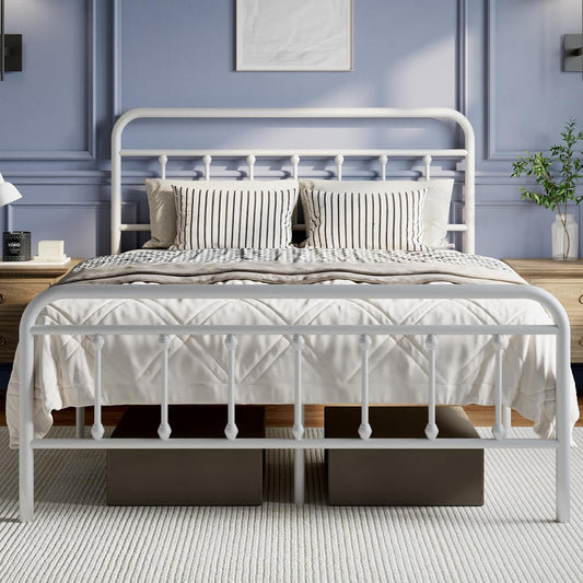 Novilla Metal Bed Frame Queen Size - Modern Minimalist Design