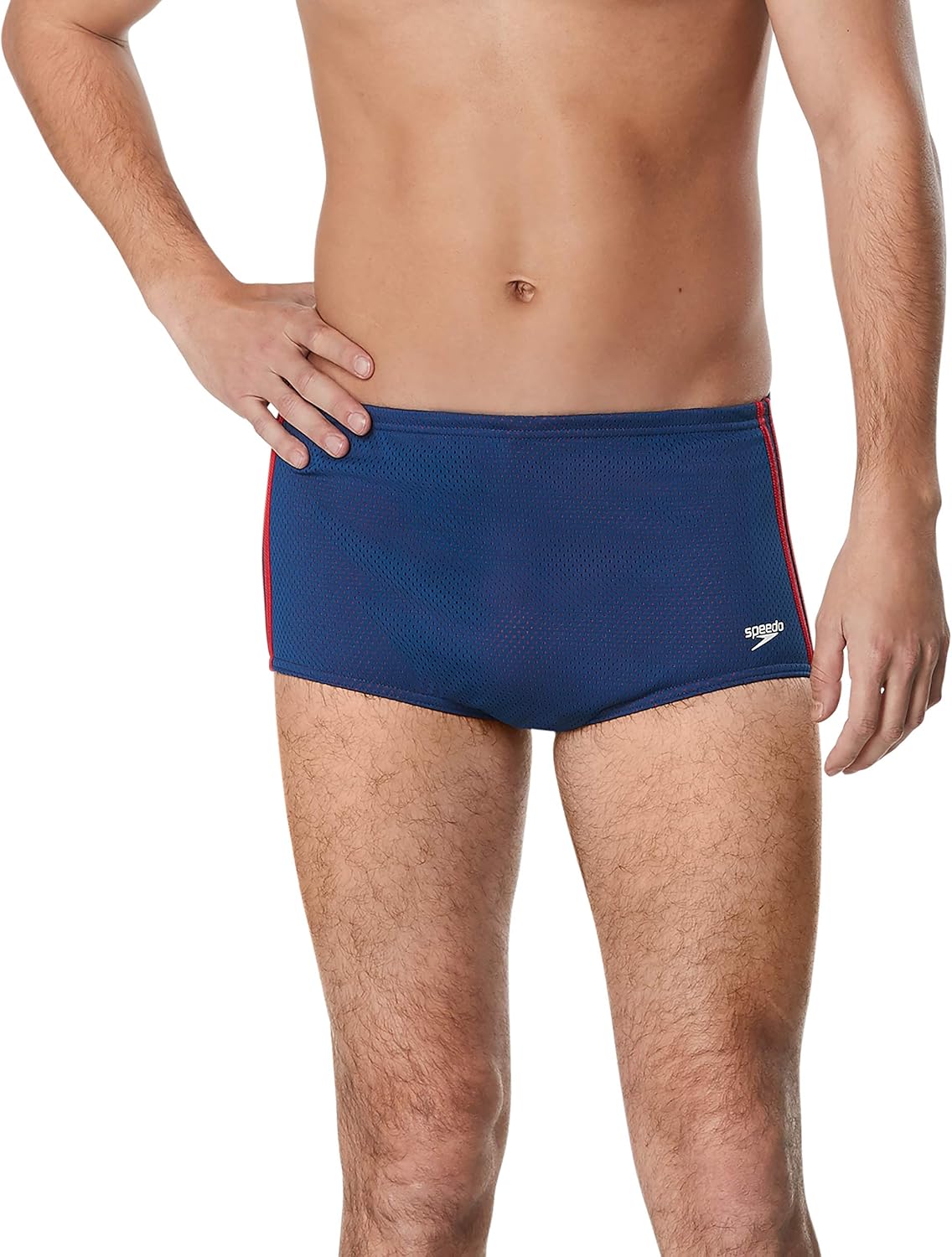 Speedo Men's Swimsuit Square Leg Poly Mesh Training Suit Review