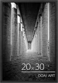 20x30 Poster Frame Black - Large HD Plexiglass Frame