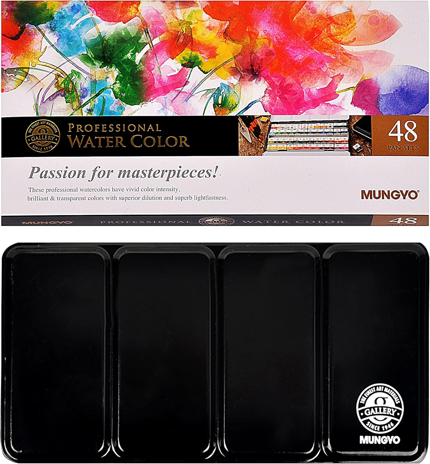 Mungyo Professional Half Pan Water Colors Set for Artists