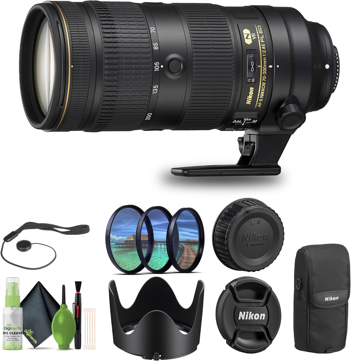 Nikon AF-S NIKKOR 70-200mm f/2.8G ED VR II Telephoto Lens