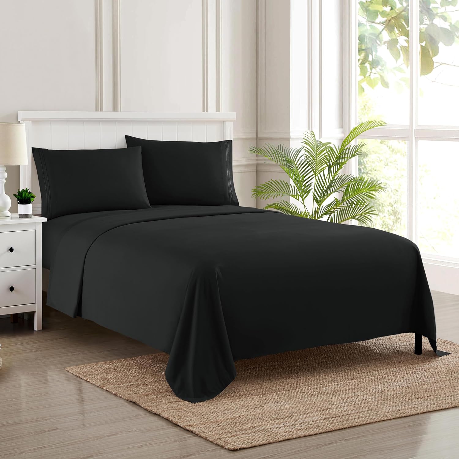 California King Sheet Sets - Breathable Luxury Deep Pocket Bedding
