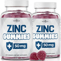 Zinc Gummies 2 Pack - 50mg High Immune Booster, 120 Count