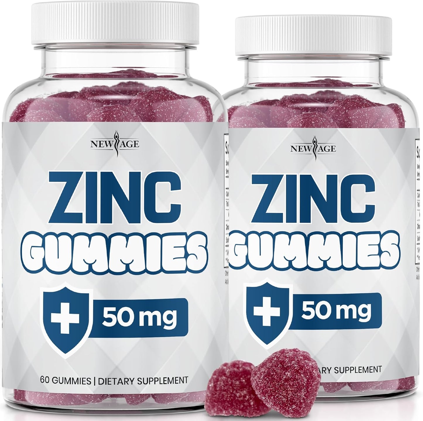 NEW AGE Zinc Gummies - Immune Booster Supplement for Health