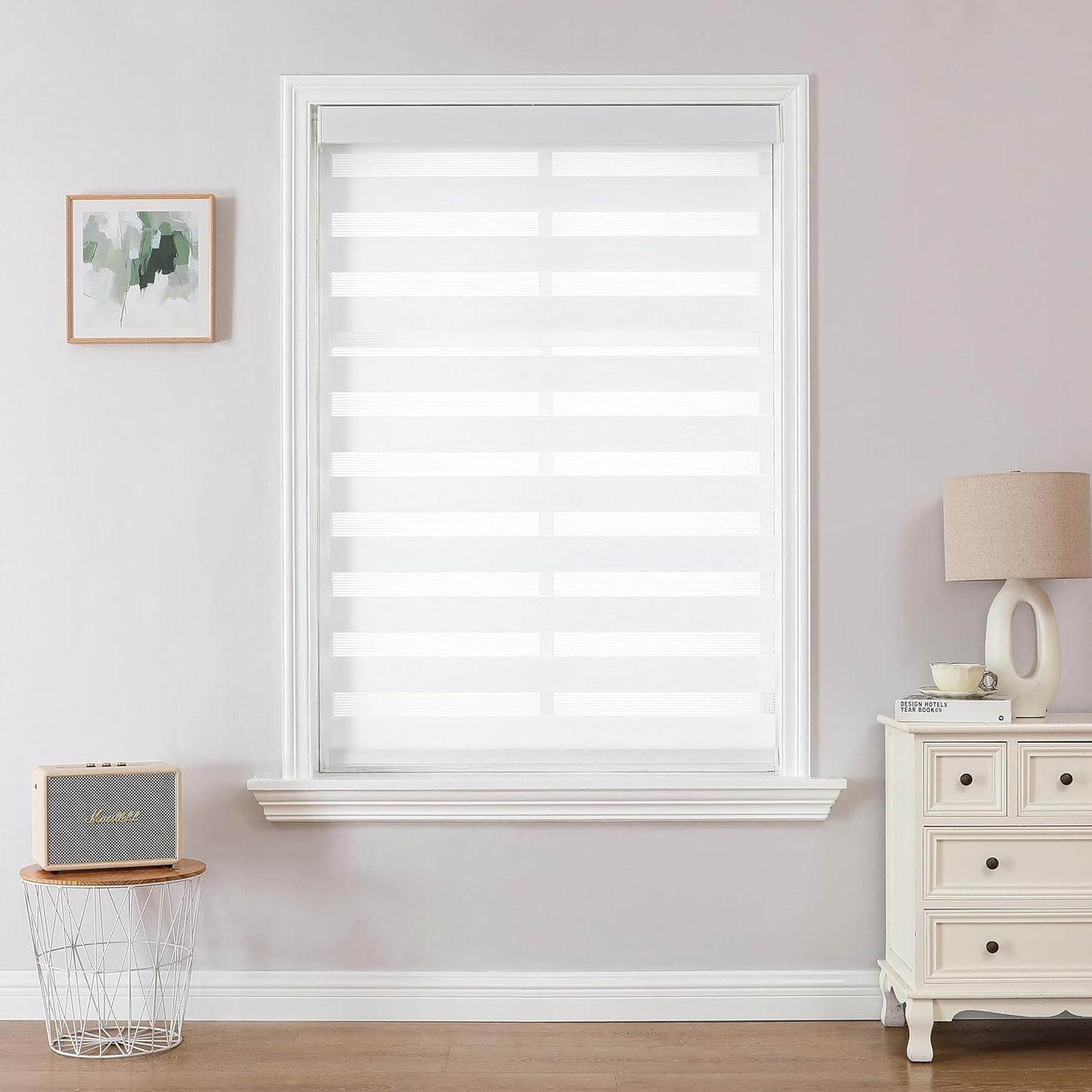 Joydeco Cordless Zebra Blinds for Light Control and Privacy