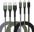 iPhone Charger Fast Charging 3-Pack 3FT Lightning Cable - Durable