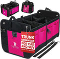 Trunk Crate Pro Pink Trunk Organizer for Car and SUV - Large Capacity