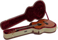 Crossrock Hardshell Arch Top Wood Case for OM 000 Guitars - Vintage