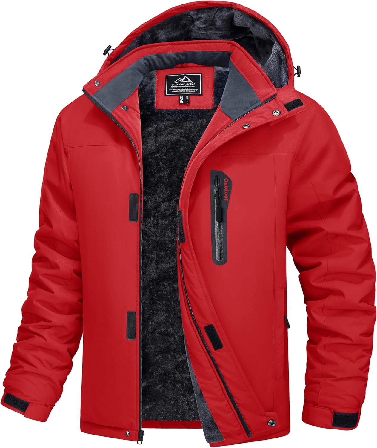 Insulated Hooded Winter Coat by MAGCOMSEN