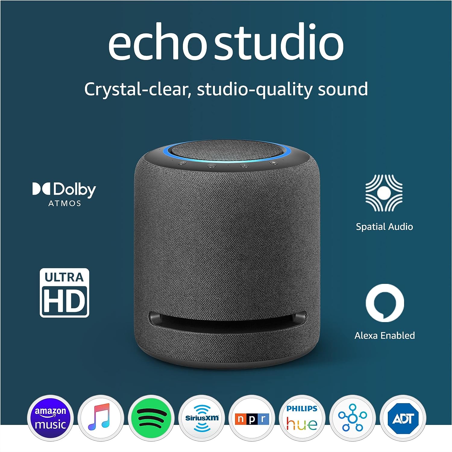 Echo Studio - Immersive 3D Audio w/ Alexa