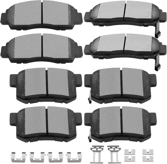 Ceramic Brake Pads Kits for Acura CL, RL, TL - 8pcs Set