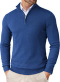 Classic COOFANDY Men's Quarter Zip Sweater for Timeless Style