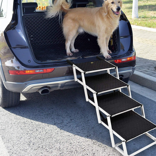 Portable Dog Car Step Stairs for Large Dogs - Safe & Stable