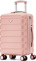 22x14x9 Expandable Carry On Suitcase Hardside TSA Lock USB C Port