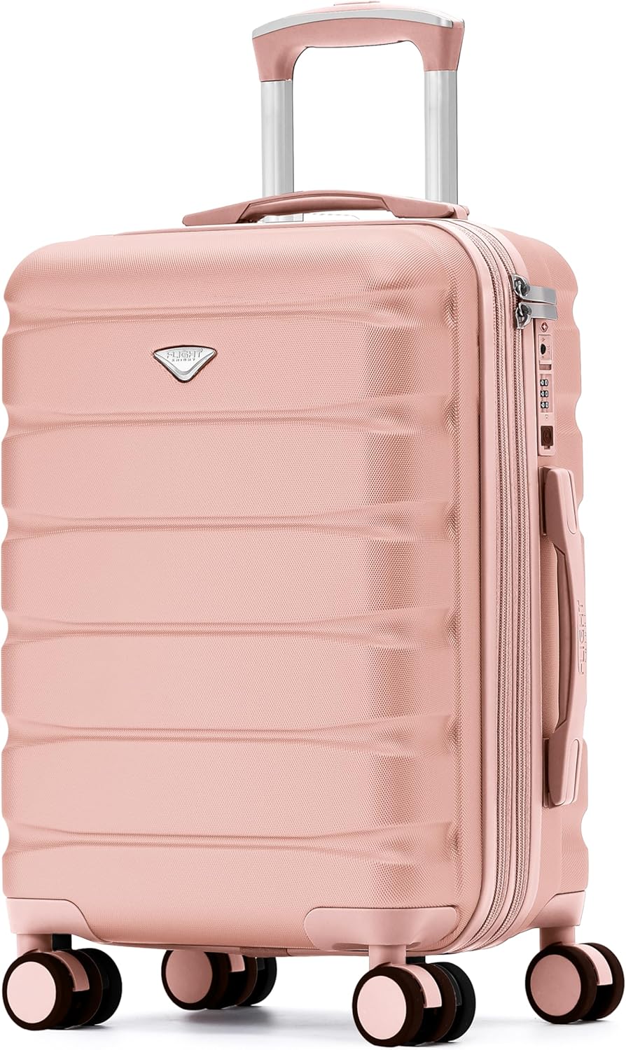 22x14x9 Expandable Carry On Suitcase with USB C Port