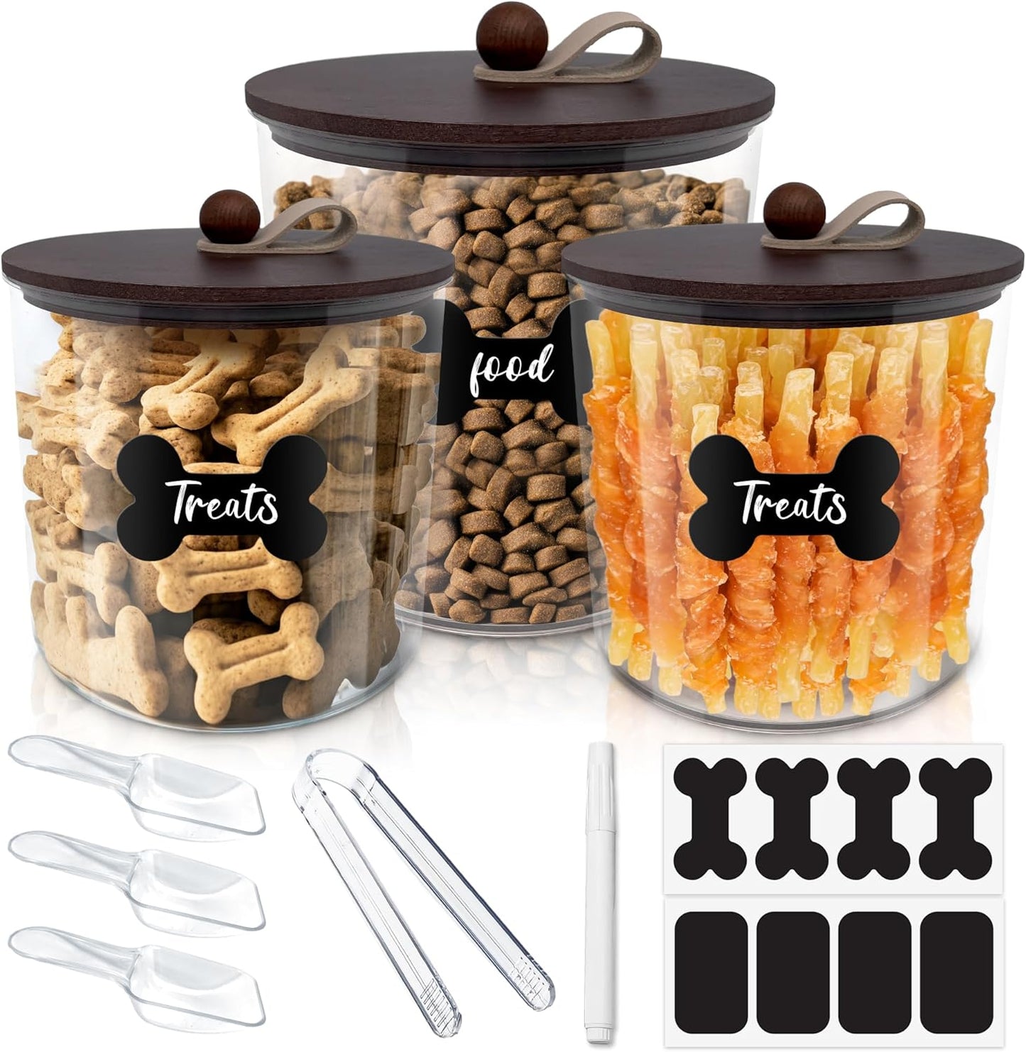 Airtight Dog Food Storage Container Set for Fresh Pet Food