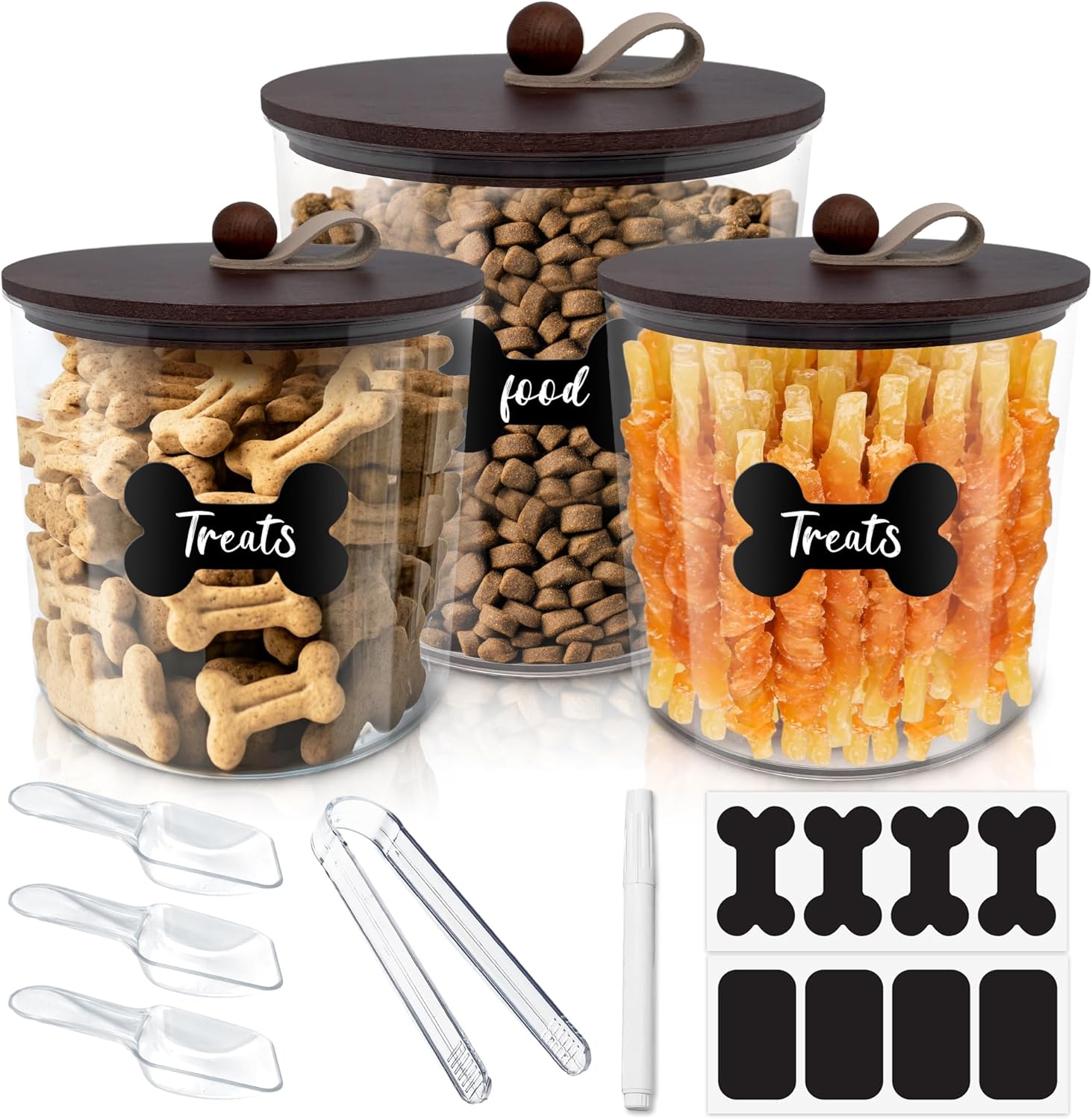 Airtight Dog Food Storage Container Set for Fresh Pet Food