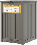 Package Delivery Box 48 Gallon Lockable Outdoor Storage - With Sign