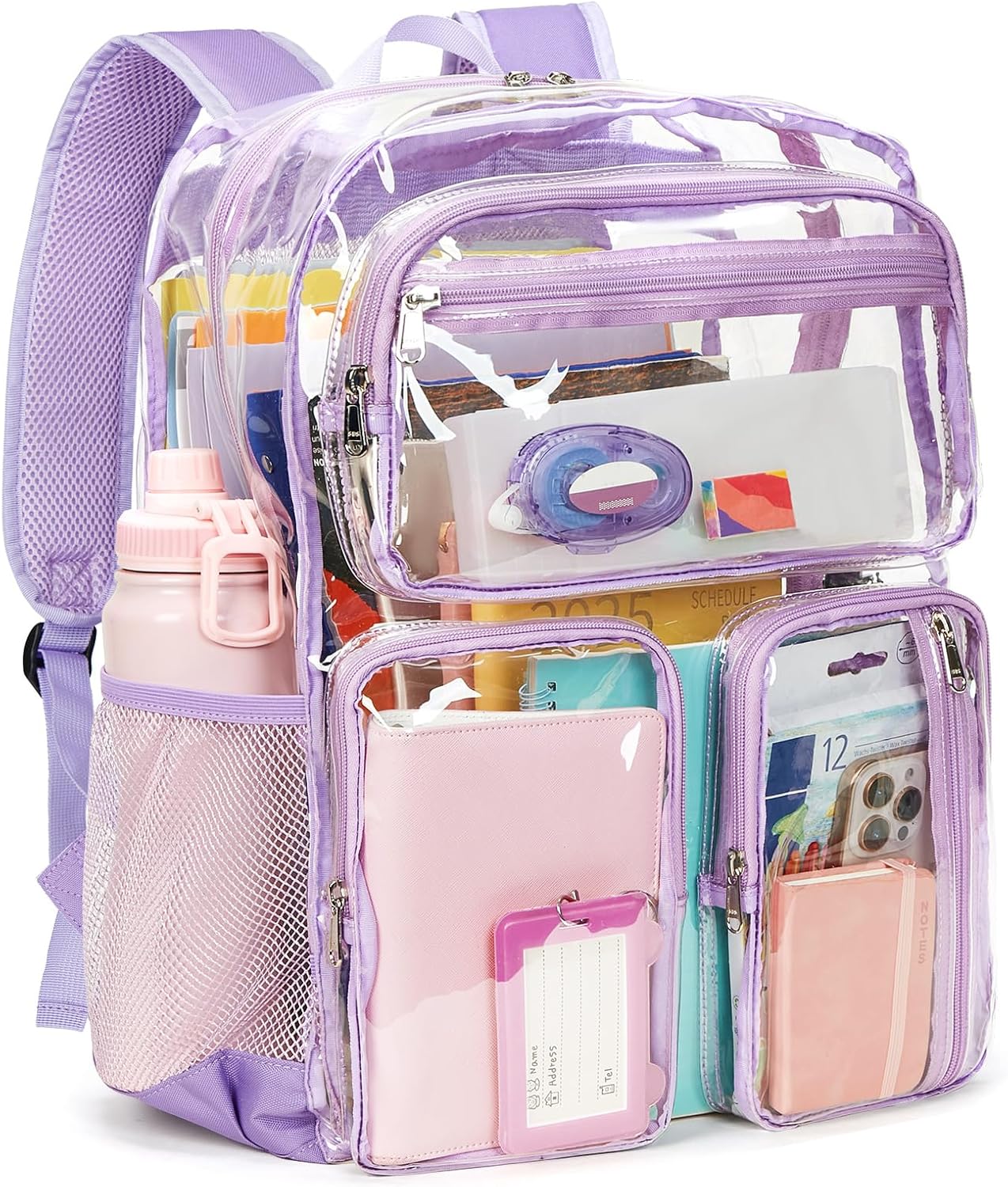 Vorspack Clear Backpack Heavy Duty Extra Large for College