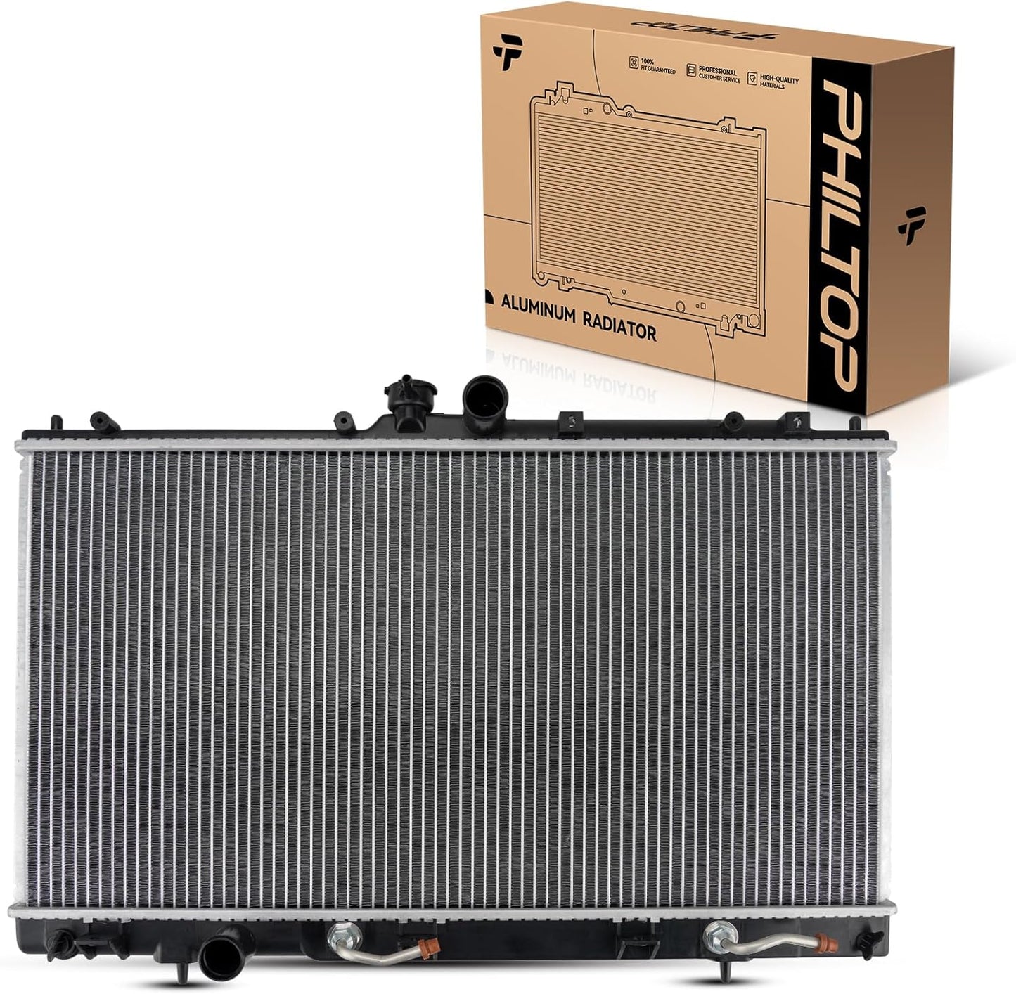 PHILTOP Aluminum Car Replacement Radiator for Lancer Models