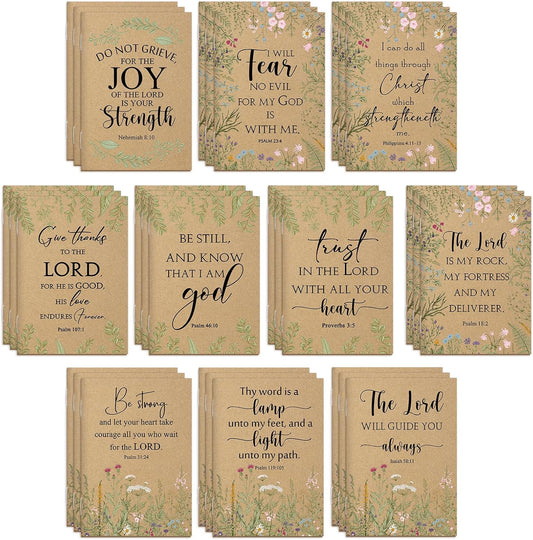 Inspirational Bible Verse Notebook Set by Ctosree